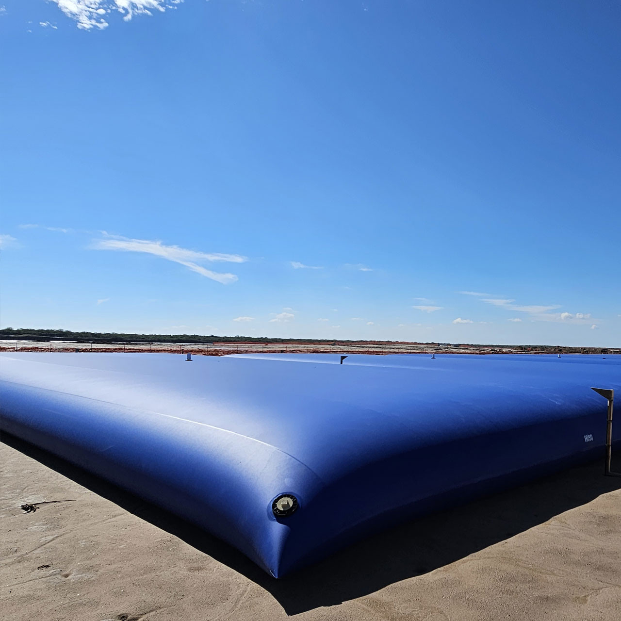 An image of a 200000 gallon pillow tank.