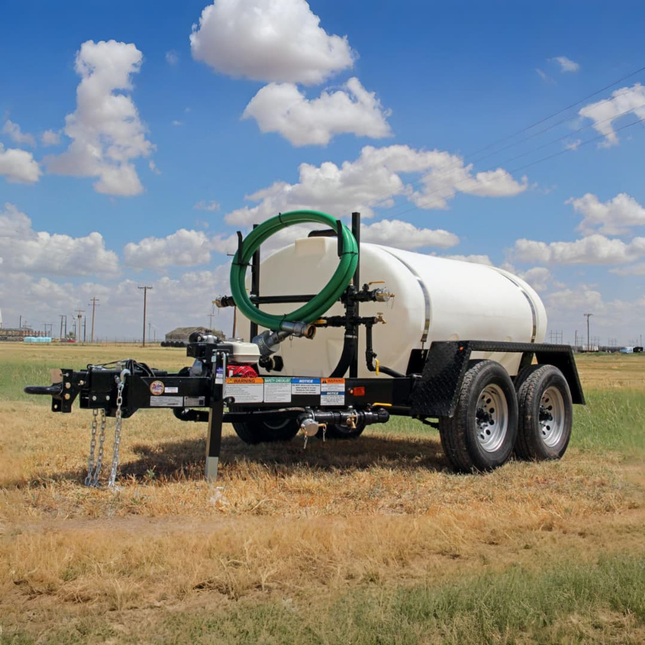 Water Trailer - 550 Gallon Express Water Wagon Surge Brakes, DOT Approved | EXP-550L-S