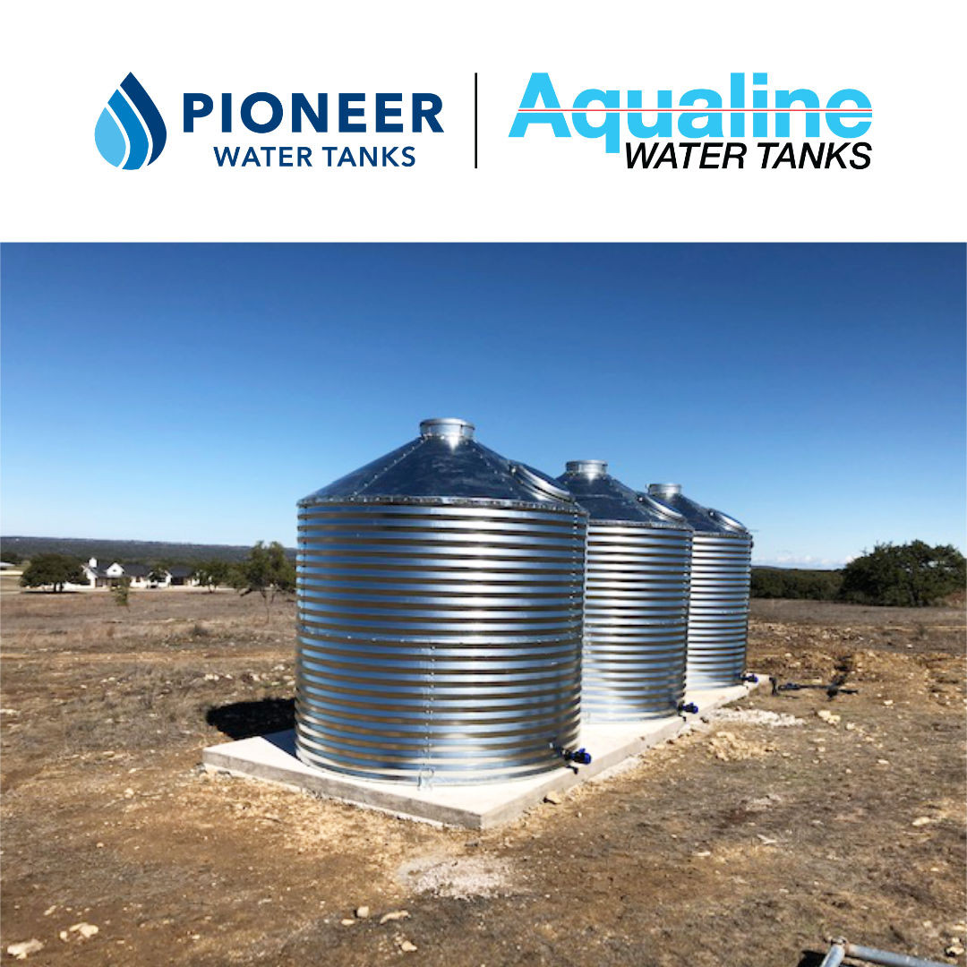 Aqualine Corrugated Steel Water Tank | 1,500 Gallon | Standard Roof