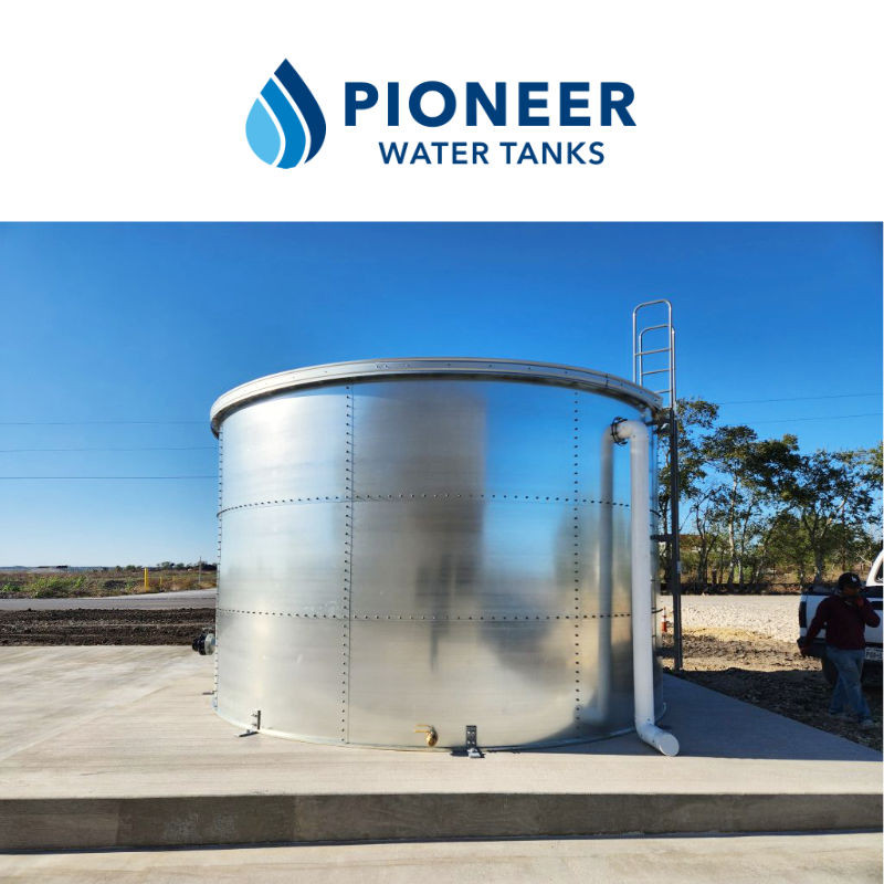 Flat Panel Steel Water Storage Tank | 77,000 Gallon