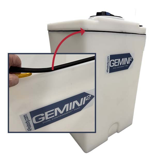 Peabody WeatherGuard Seal Kit for 220-420 Gallon Gemini Cylindrical Tanks (155 in)