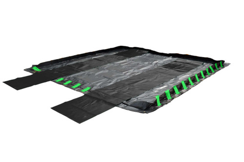 Ground tarp and track belt