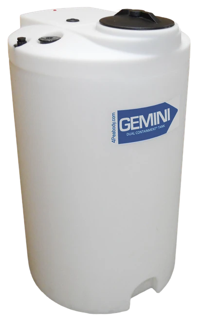 65 Gallon Peabody Gemini Dual Containment Cylindrical Tank