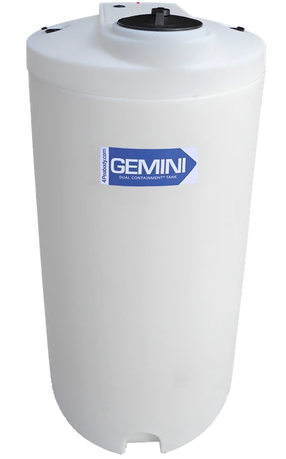 160 Gallon Peabody Gemini Dual Containment Cylindrical Tank