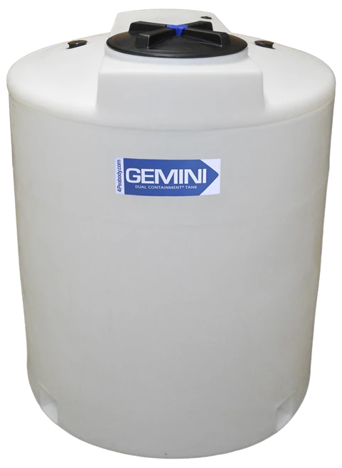 320 Gallon Peabody Gemini Dual Containment Cylindrical Tank