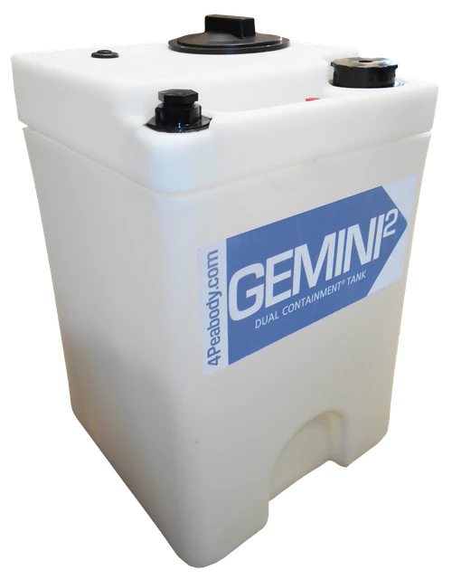 10 Gallon Peabody Gemini Dual Containment Square Tank