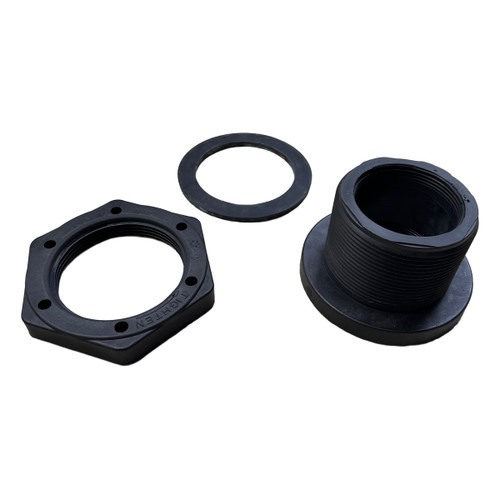 UltraTech Containment Berm Drain, 3/4" Bulkhead Fitting