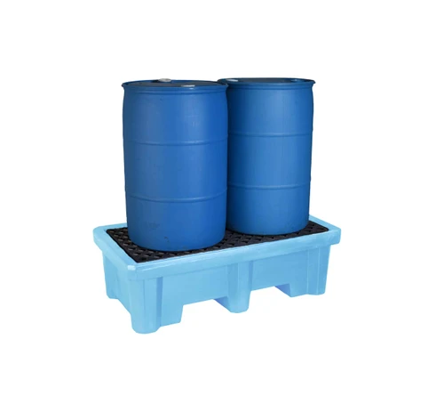 UltraTech Fluorinated Spill Pallet, 2 drums