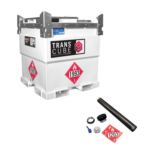 Western Global 251 Gal DOT Gasoline Tank – Gauge & Vent Kit