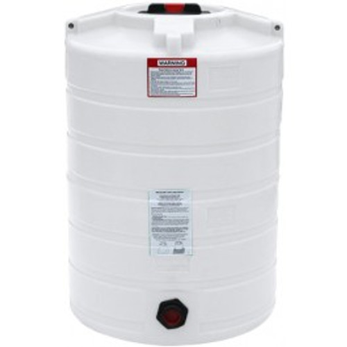 100 Gallon Enduraplas Natural White Vertical Storage Tank | THV00100W