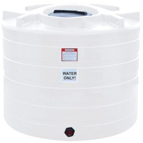 550 Gallon Enduraplas Natural White Vertical Storage Tank | THV00550W