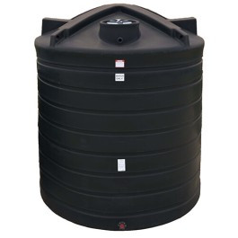 10000 Gallon Enduraplas Black Vertical Water Tank | TLV10000B