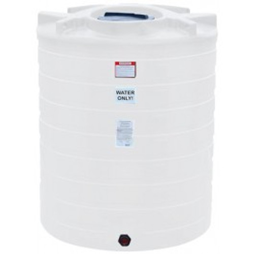 870 Gallon Enduraplas Natural White Vertical Storage Tank | THV00870W