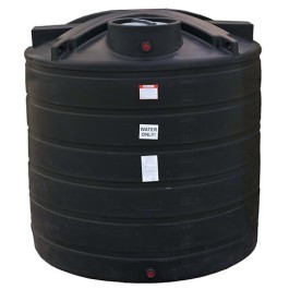 8000 Gal Vertical Water Tank | Enduraplas Black
