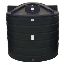 3000 Gal Vertical Water Tank | Enduraplas Black