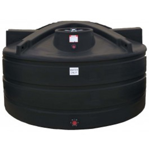 1125 Gallon Enduraplas Black Vertical Water Tank | TLV01125B