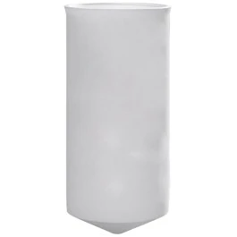 An image of a 190 Gallon CRMI White Cylindrical Cone Bottom Tank | 190OTCB
