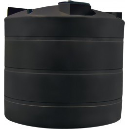 550 Gal Vertical Water Tank | CRMI Black Plastic