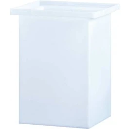 11 Gallon PE Ronco White Rectangular Open Top Tank | 24X4X30PE