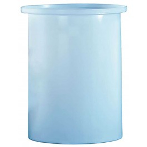 An image of a 2 Gallon PE Ronco White Rectangular Open Top Tank | 8X8X8PE