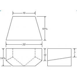 25 Gallon Marine Fresh Water Tank | B115