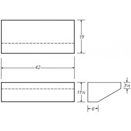 26 Gallon Marine Fresh Water Tank | B145