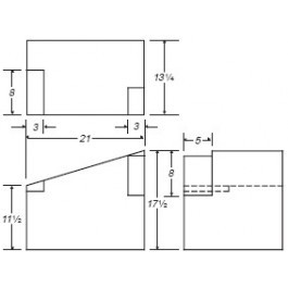 15 Gallon Marine Fresh Water Tank | B173