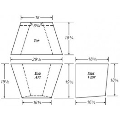 An image of a 38 Gallon Marine Fresh Water Tank | B346