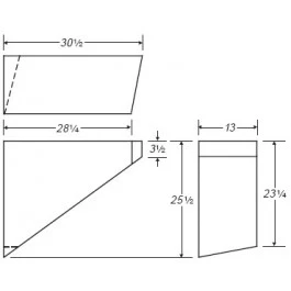 20 Gallon Marine Fresh Water Tank | B187