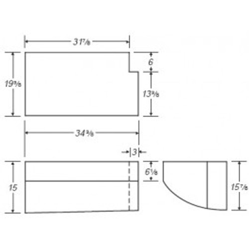 An image of a 17 Gallon Marine Fresh Water Tank | B359