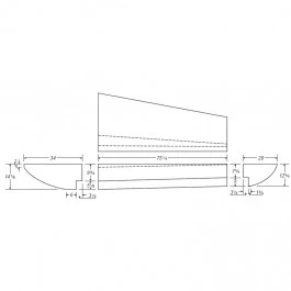 70 Gallon Marine Fresh Water Tank | B209