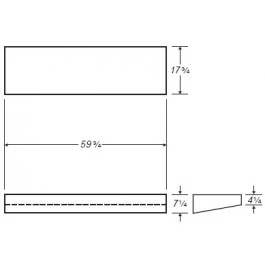 21 Gallon Marine Fresh Water Tank | B219