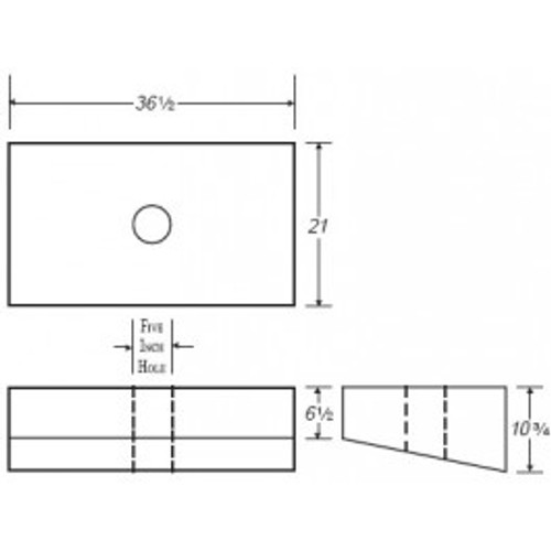 An image of a 28 Gallon Marine Fresh Water Tank | B415