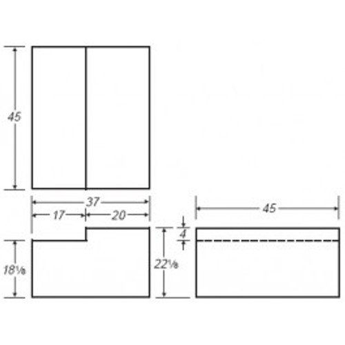 An image of a 17 Gallon RV Fresh Water Tank | RVB359