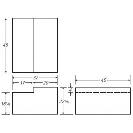 105 Gallon Marine Fresh Water Tank | B261