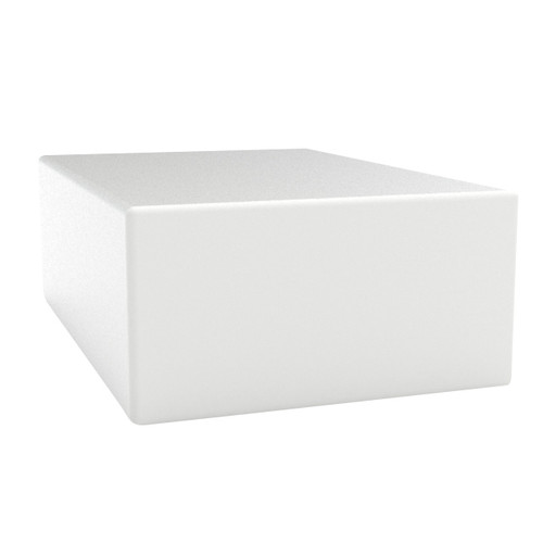 An image of a 7.5 Gallon PP Ronco White Cylindrical Open Top Tank | 712PP