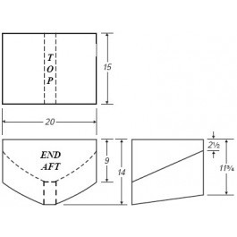 10 Gallon Marine Fresh Water Tank | B290