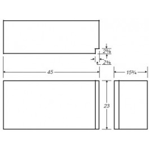 An image of a 92 Gallon Marine Fresh Water Tank | B483