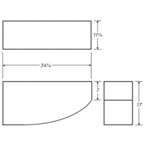 An image of a 30 Gallon PP Ronco White Cylindrical Open Top Tank | 30PP