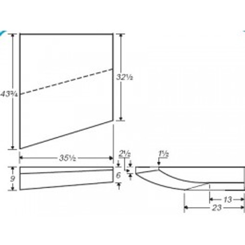 An image of a 6 Gallon RV Fresh Water Tank | RVB357