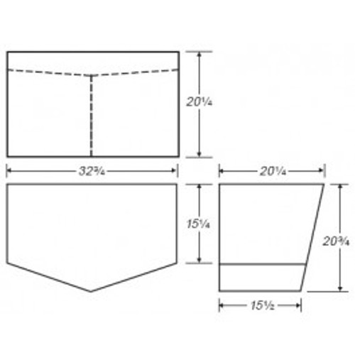 An image of a 70 Gallon Marine Fresh Water Tank | B401