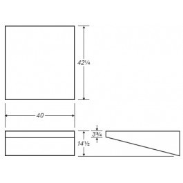 60 Gallon Marine Fresh Water Tank | B382