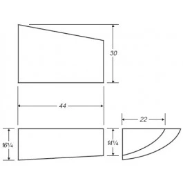 44 Gallon Marine Fresh Water Tank | B440