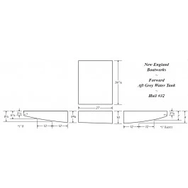 27 Gallon Marine Fresh Water Tank | B459
