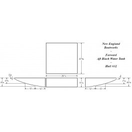 35 Gallon Marine Fresh Water Tank | B460