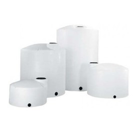 50 Gallon Ronco White Vertical Storage Tank | RPV50