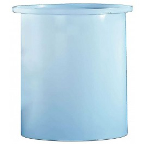 An image of a 85 Gallon PE Chem-Tainer White Cylindrical Open Top Tank | TC2832AA