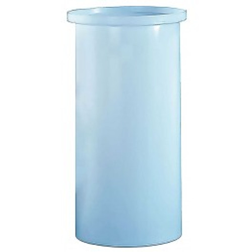 An image of a 90 Gallon PE Chem-Tainer White Cylindrical Open Top Tank | TC2448AA