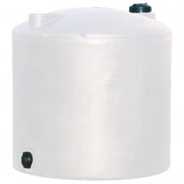 An image of a 220 Gallon Norwesco White Vertical Storage Tank | 40320