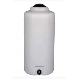 An image of a 300 Gallon Norwesco White Vertical Storage Tank | 40213